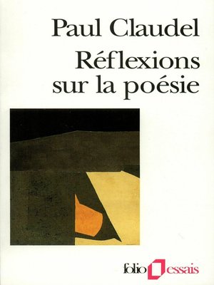 cover image of Réflexions sur la poésie